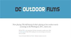 Desktop Screenshot of dcoutdoorfilms.com